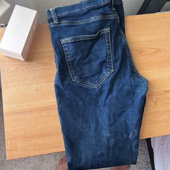 Slim Dark Blue Jeans - Picture 2 of 3